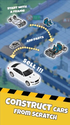 Idle Car Factory: Car Builder für Android