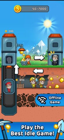 iOS için Idle Miner Tycoon Maden Oyunu
