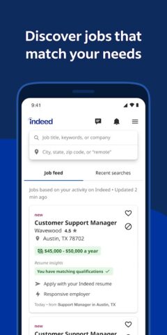 Indeed: Búsqueda de empleo para Android