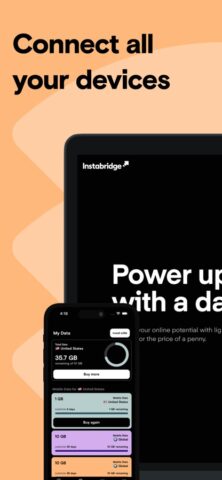 Instabridge: انترنت بـ eSIM لنظام iOS