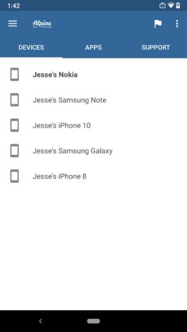 Портал компании Intune для Android — скриншот 1
