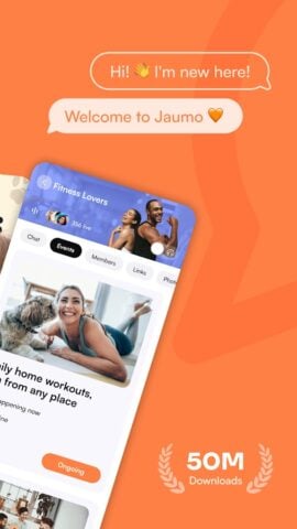 JAUMO Chat Bate-papo & Paquera para Android