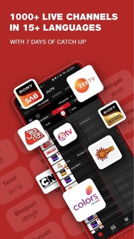 Android için JioTV: Live TV, Catch-Up & OTT
