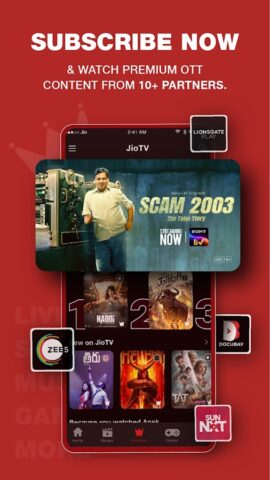 Android 版 JioTV: Live TV, Catch-Up & OTT