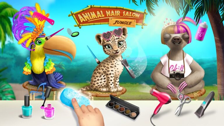 Jungle Animal Hair Salon для Android — скриншот 2