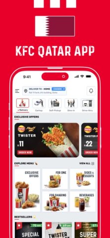 KFC Qatar para iOS