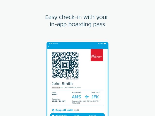 KLM — Забронируйте рейс для iOS
