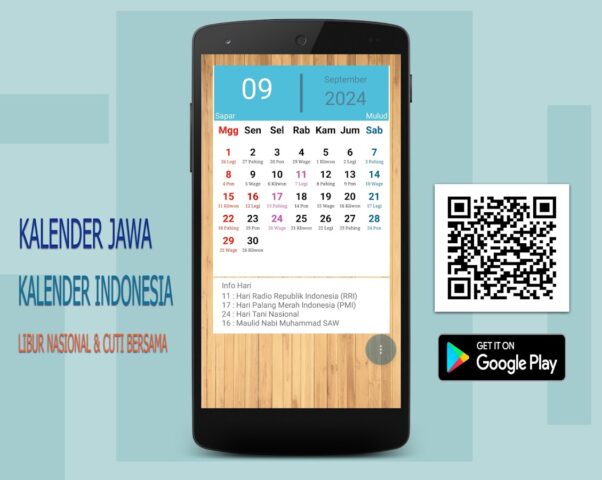 Android 用 Kalender Jawa
