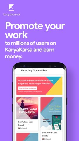 KaryaKarsa: Read Write Stories for Android