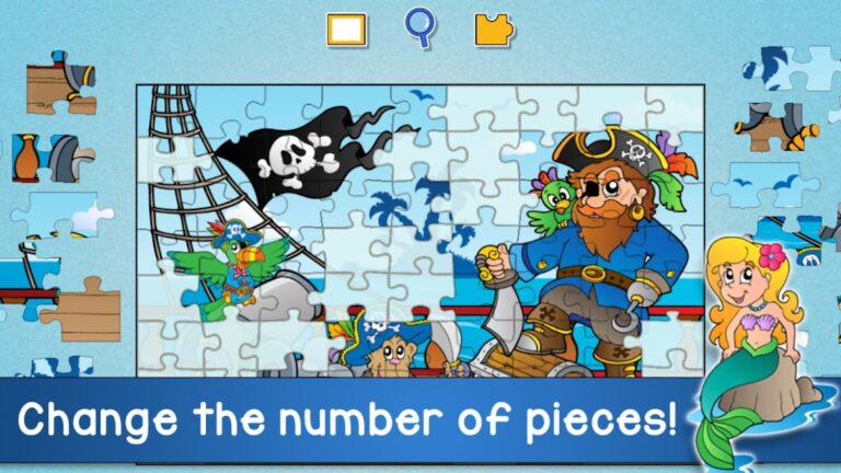 Android 版 有趣的拼圖遊戲，帶有可愛的兒童圖片
