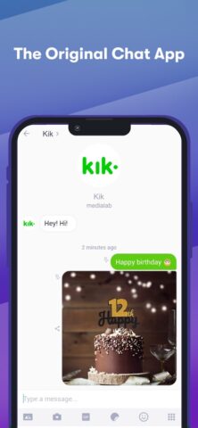 Kik Messaging & Chat App لنظام iOS