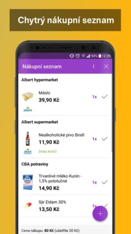 Android용 Kupi.cz – Rádce před nákupy