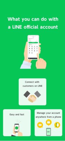 LINE Official Account para iOS