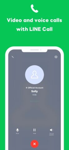 LINE Official Account per iOS