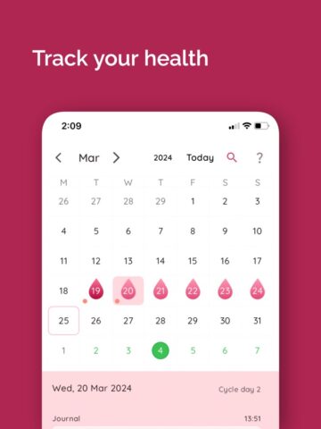 Life – Menstruations Kalender für iOS