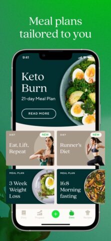iOS 用 Lifesum: Food Tracker & Diet