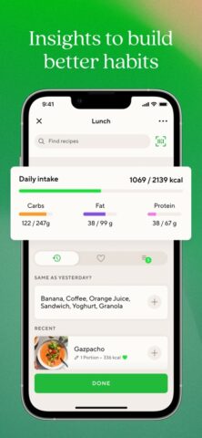 Lifesum: Contador de calorias para iOS