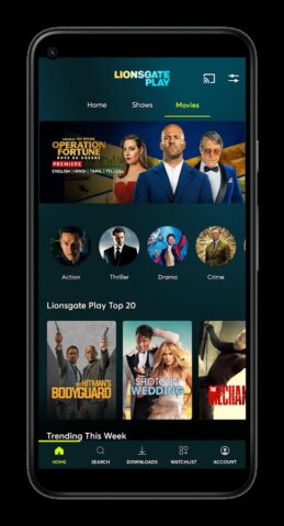 Lionsgate Play: Movies & Shows pour Android