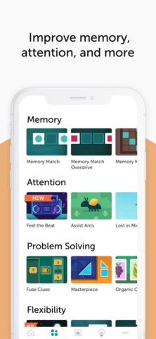 iOS 用 Lumosity: 毎日の脳トレゲーム