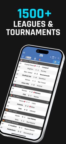 M Scores – Fussball Ergebnisse für iOS