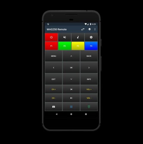Controle Remoto para MAG250 para Android
