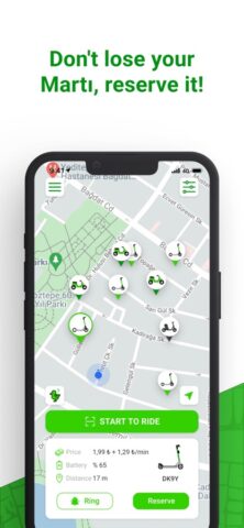 MARTI: TAG & Scooter für iOS