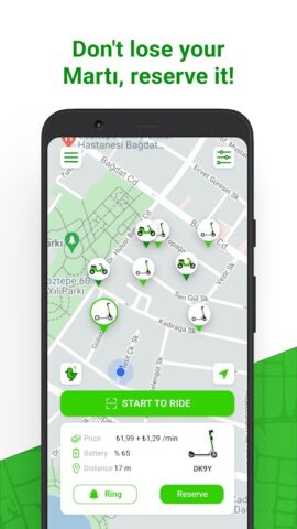 MARTI: TAG & Scooter untuk Android