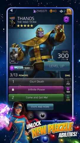 Android 版 MARVEL Puzzle Quest: Hero RPG