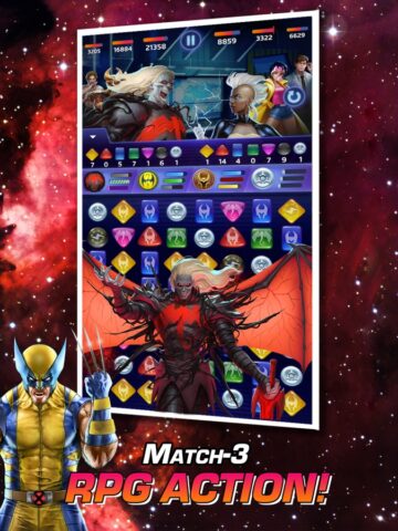 iOS용 Marvel Puzzle Quest: 히어로 RPG