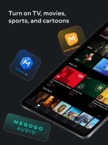 MEGOGO: TV, Movies, Audiobooks para iOS