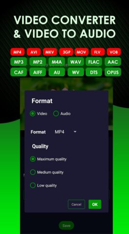 Audio Converter для Android — скриншот 3