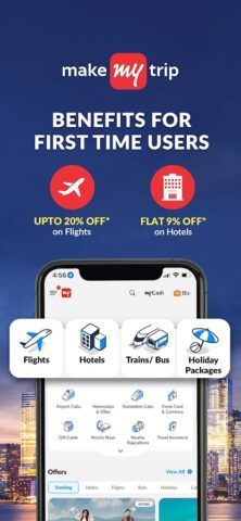 MakeMyTrip — Flights & Hotels для Android