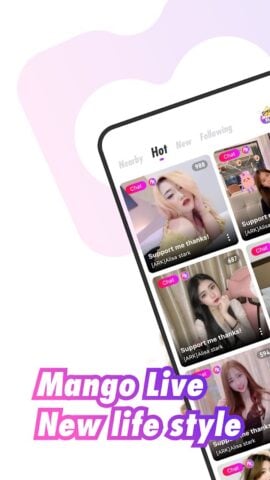 Mango live-Go Live Streaming untuk Android