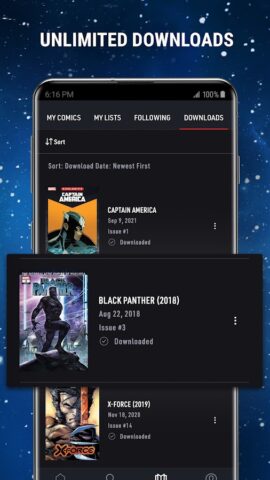 Marvel Unlimited per Android