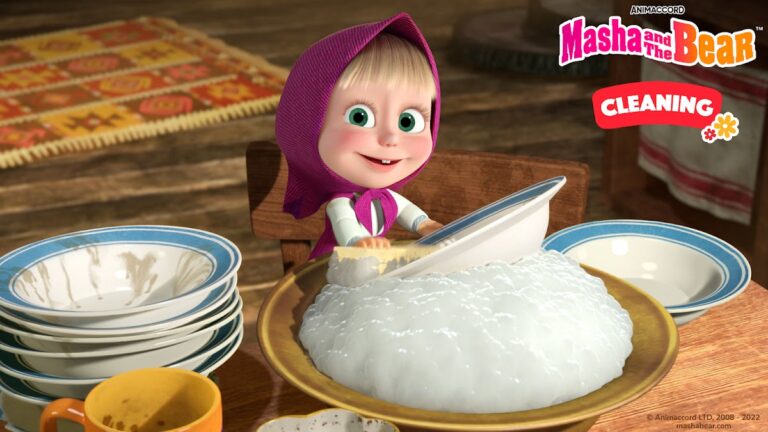 Masha and the Bear: Cleaning for Android