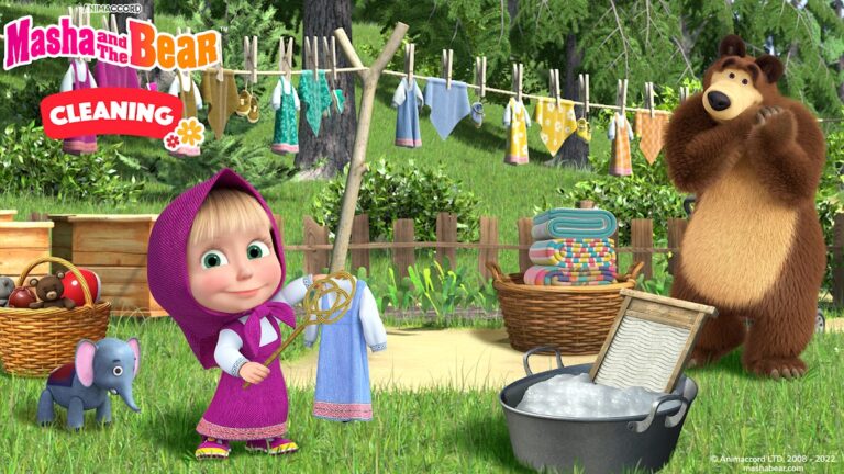 Masha and the Bear: Cleaning for Android