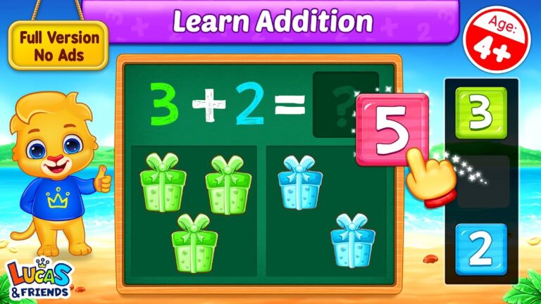 Juegos de matemáticas niños para Android