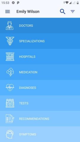 Android用Medical records