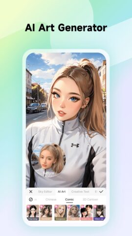 Android용 메이투 Meitu -사진 보정 앱,얼굴몸매& AI 카툰