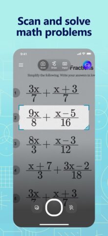 iOS 用 Microsoft Math Solver