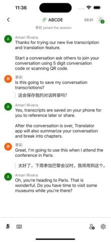 Microsoft Translator per iOS