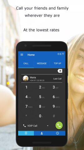 Android용 MobileVOIP international calls