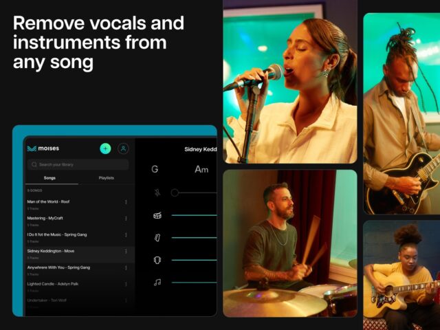 Moises: l’app del musicista per iOS