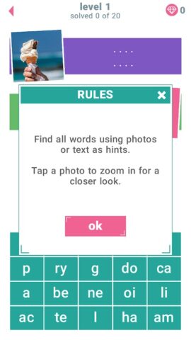 Android 版 Mom’s Word Game
