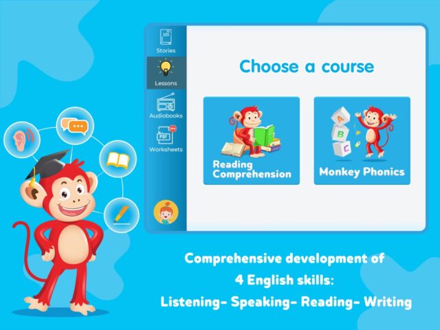 Monkey Stories:เรียนภาษาอังกฤษ สำหรับ iOS