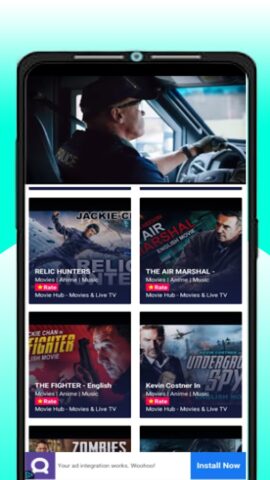 Movie Hub – Movies & Live TV for Android