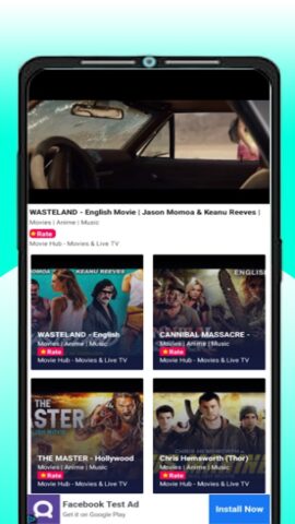 Android 用 Movie Hub – Movies & Live TV