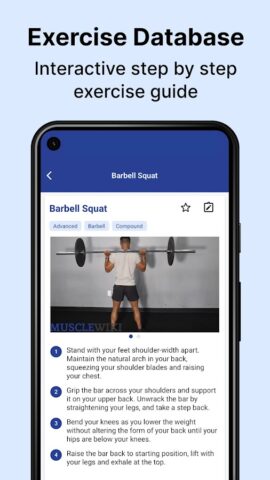 MuscleWiki: Workout & Fitness สำหรับ Android