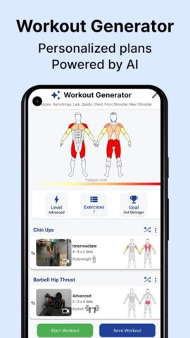 MuscleWiki: Workout & Fitness لنظام Android