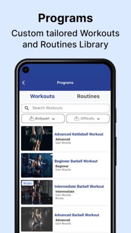 Android 版 MuscleWiki: Workout & Fitness